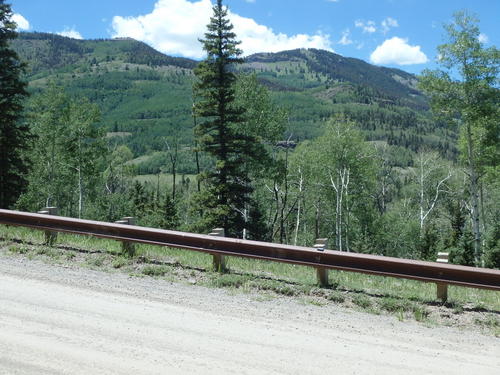 GDMBR: We're climbing.  I do not remember any guard rails from our last visit.